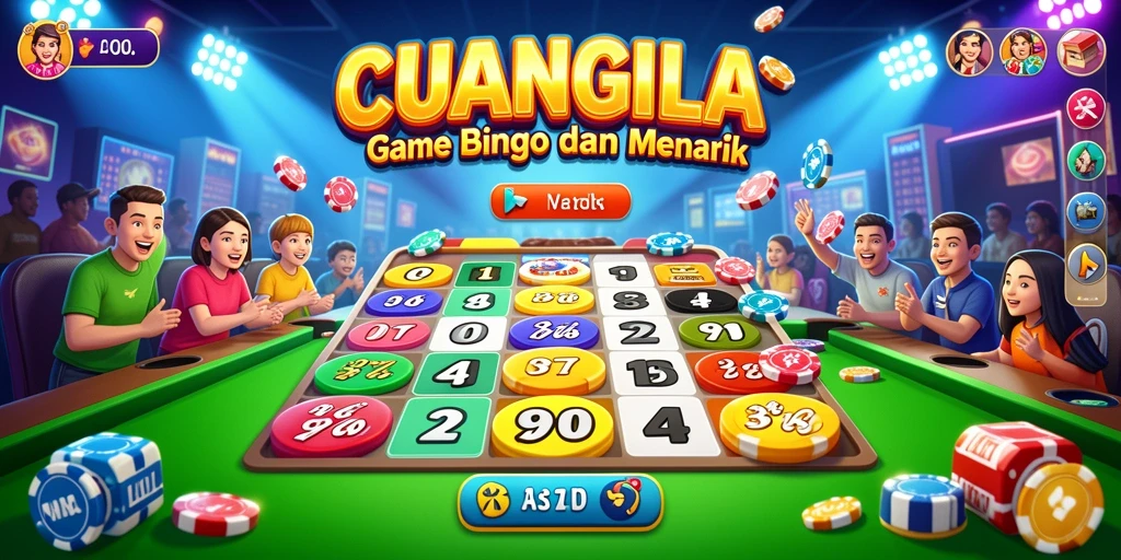 Tampilan gameplay Bingo CUANGILA yang menarik dan seru.
