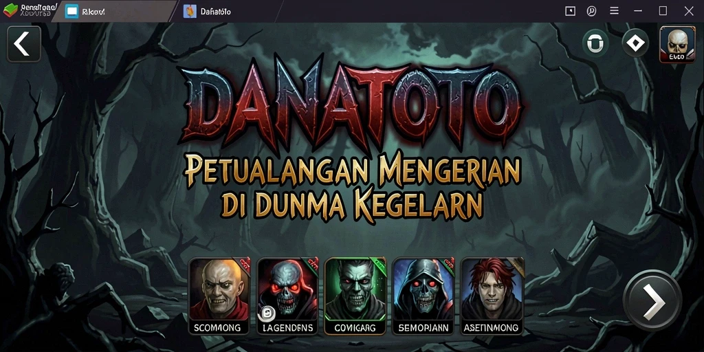 Gameplay menegangkan di dunia Horror yang gelap.