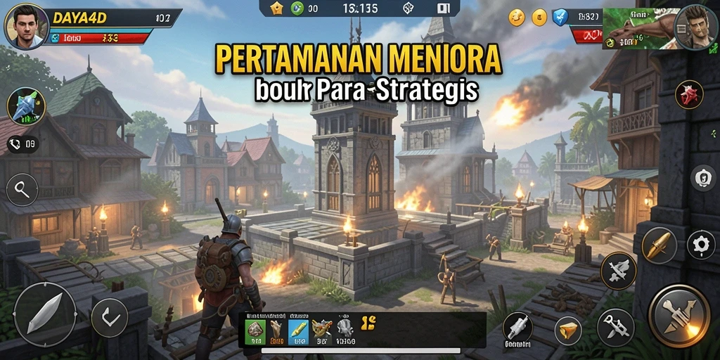 Gameplay menarik dalam Tower Defense yang melibatkan strategi cerdas.