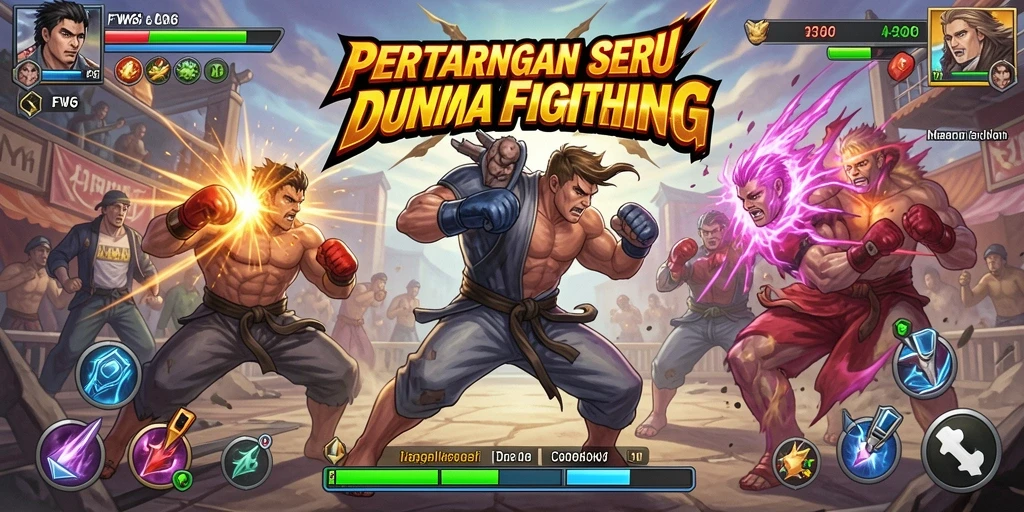 Gameplay FW66 yang intens dan menegangkan saat pertarungan.
