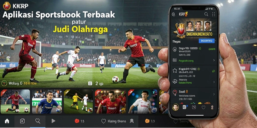 Tampilan menarik aplikasi KKRP dengan gameplay olahraga yang seru.