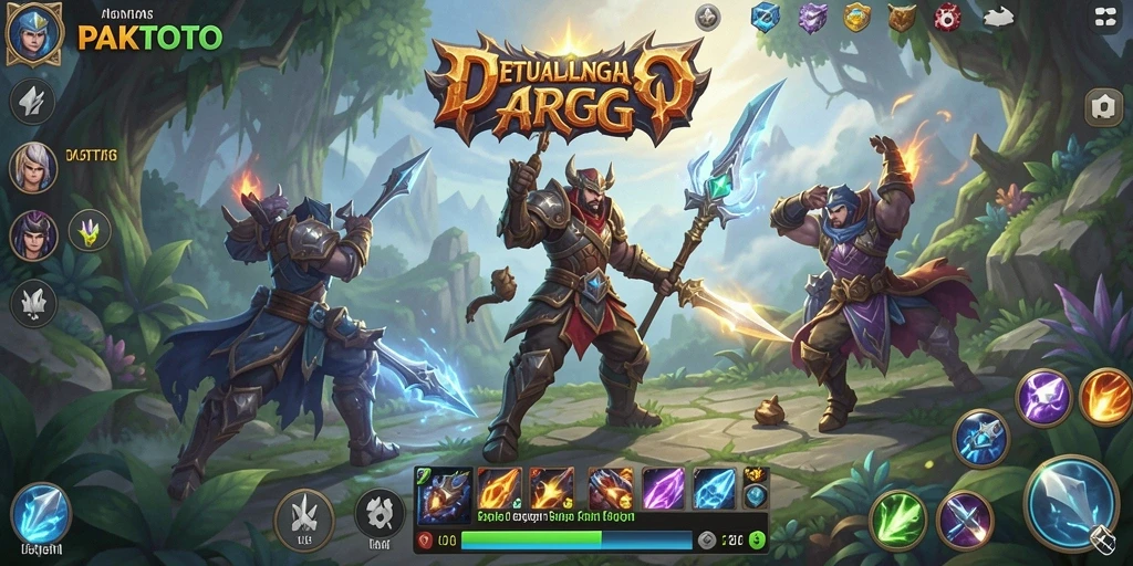 Tampilan gameplay seru dalam dunia PAKTOTO yang menantang.