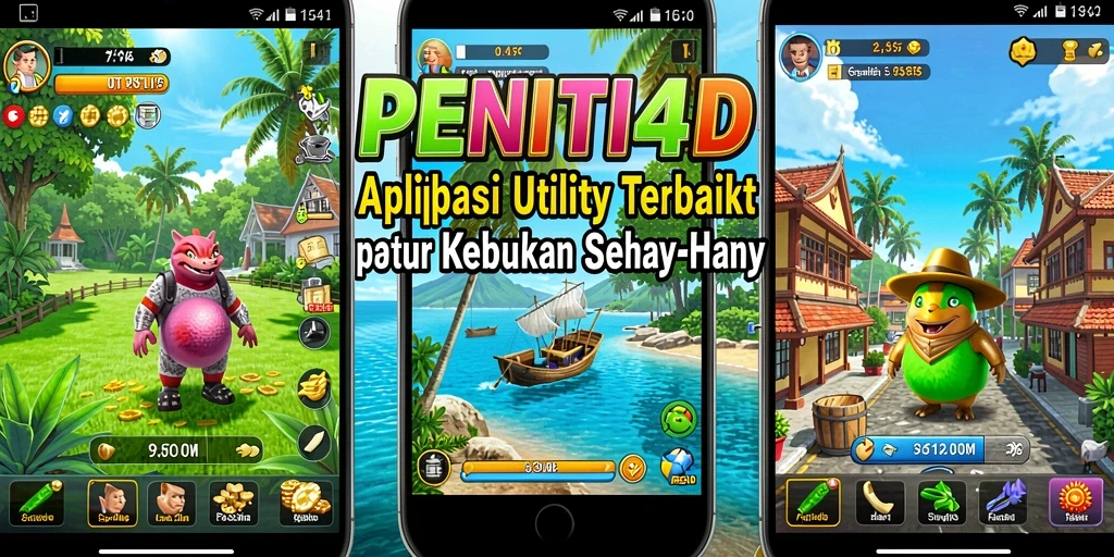 Screenshot PENITI4D menunjukkan antarmuka aplikasi yang intuitif.