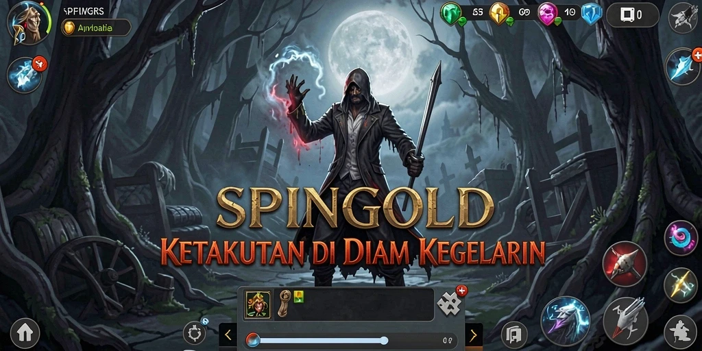 Gameplay SPINGOLD yang mencekam dengan suasana horror luar biasa.