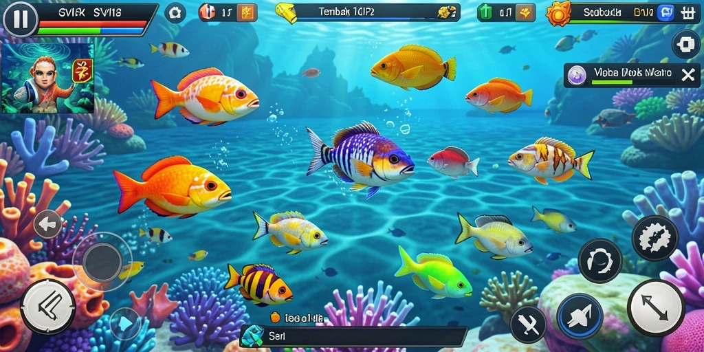 Menampilkan gameplay seru Tembak Ikan di SVIP2.